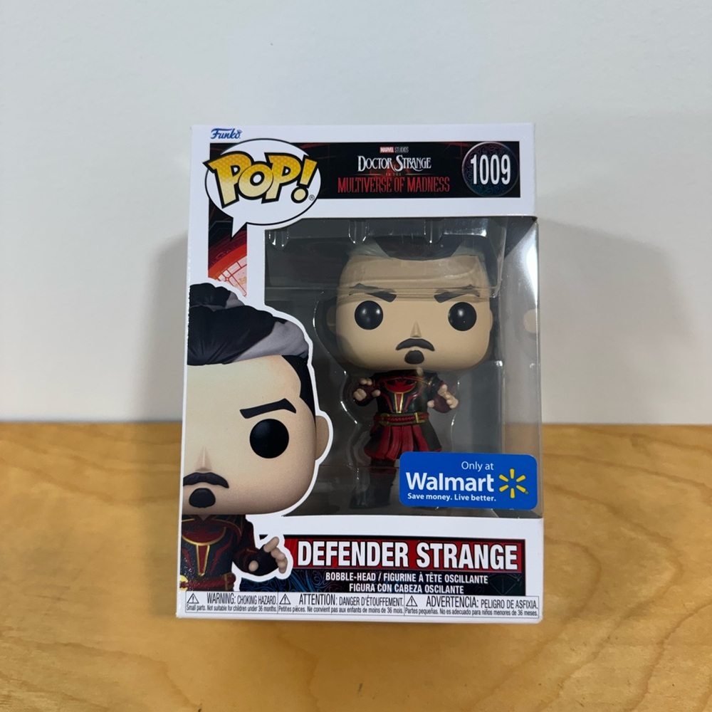 Funko Pop! Multiverse Defender Strange in Red and Black